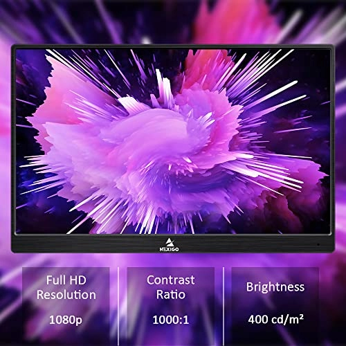 NG17FG - NexiGo-Portable M-WCS144-173-2 17.3 Inches 1920x1080