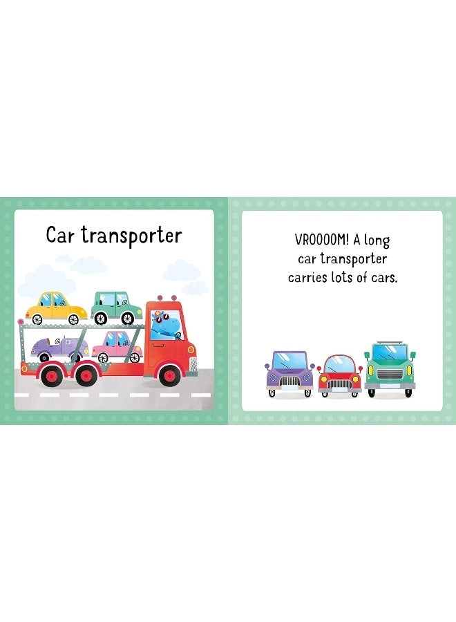 First Jigsaws and Book: Trucks - 8 pieces