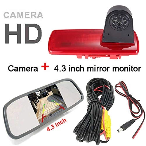 Car Rear view Camera - Night vision 628*586 pixels + Rear View Mirror - 7" LCD