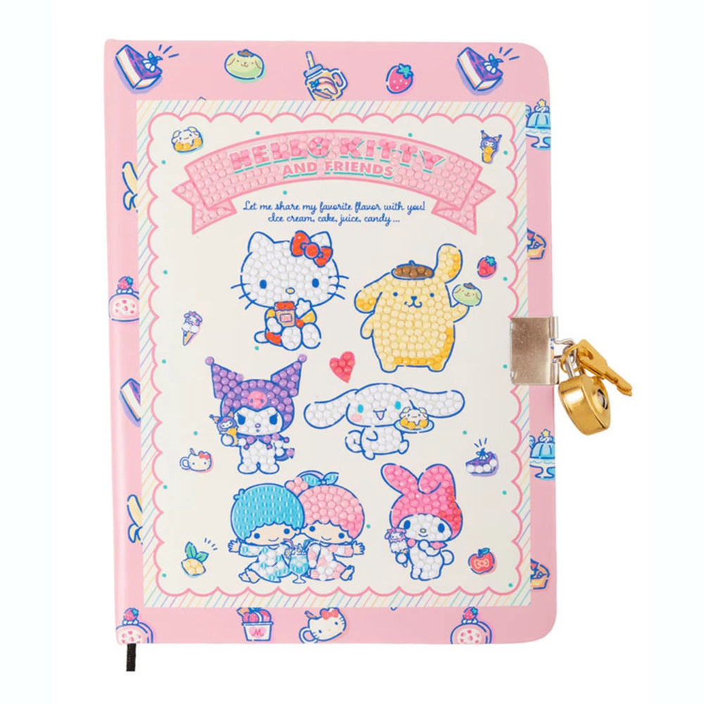 Hello Kitty & Diary Crystal Art Secret Diary