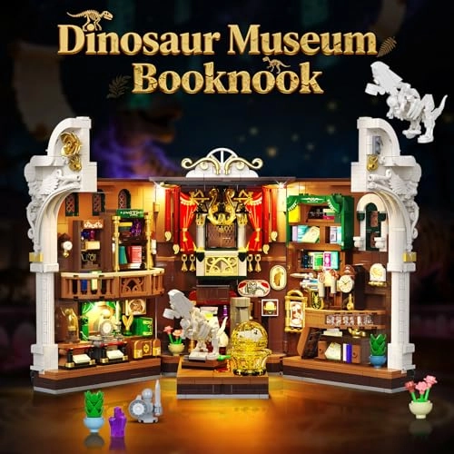 Dinosaur Museum Book Nook - 1100 pcs