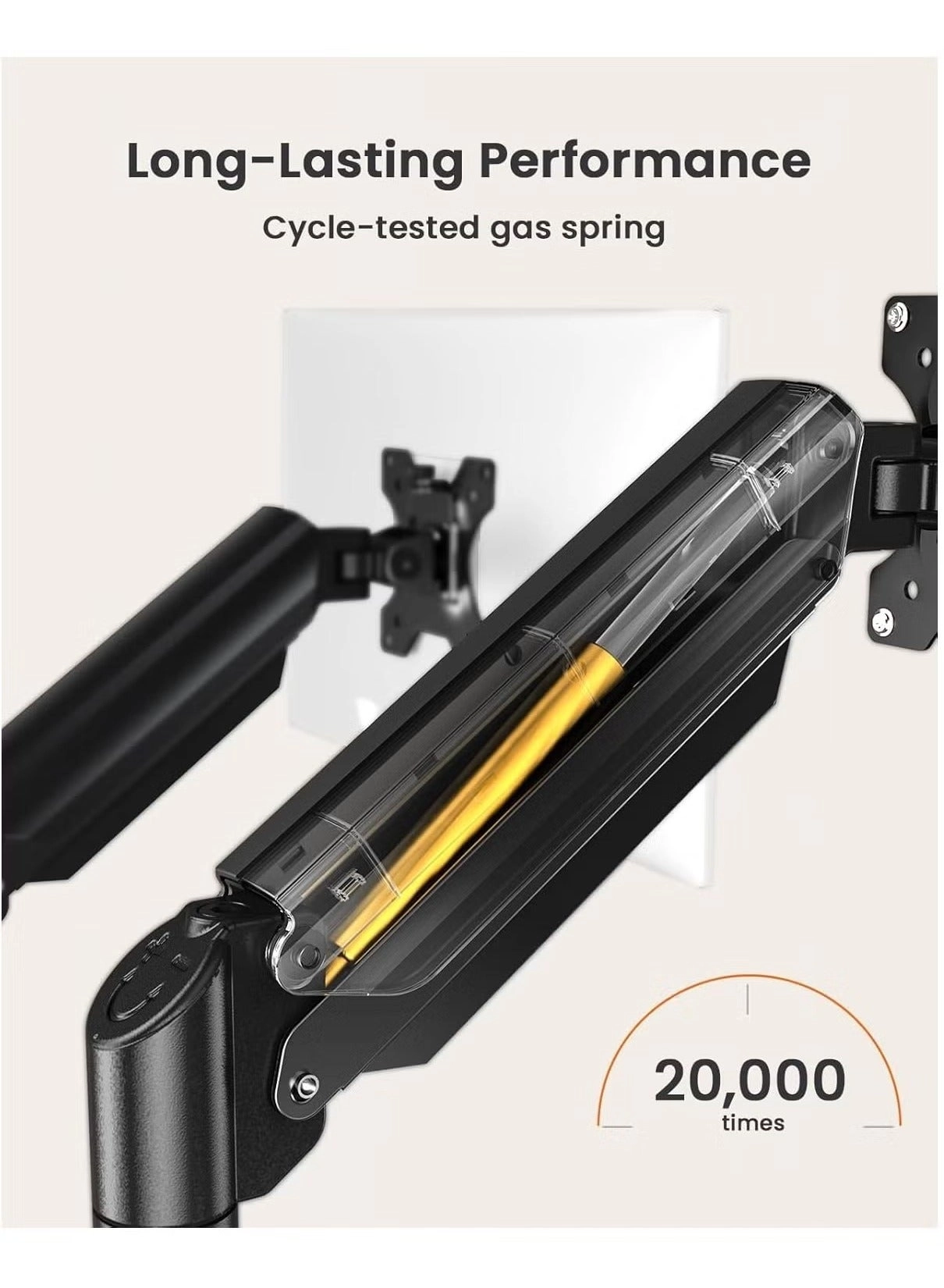 Dual Monitor Desk Mount Stand - 2