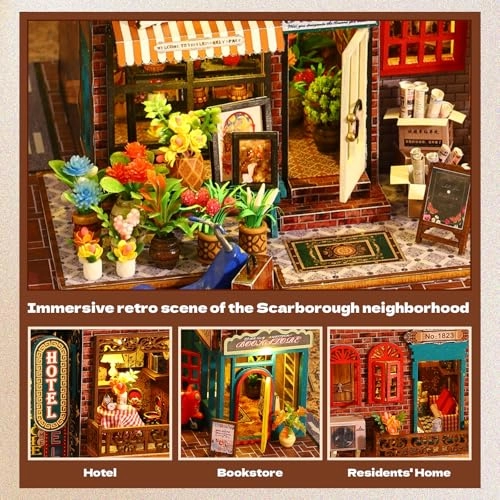 Miniature House Kit - Street Scene 1:12