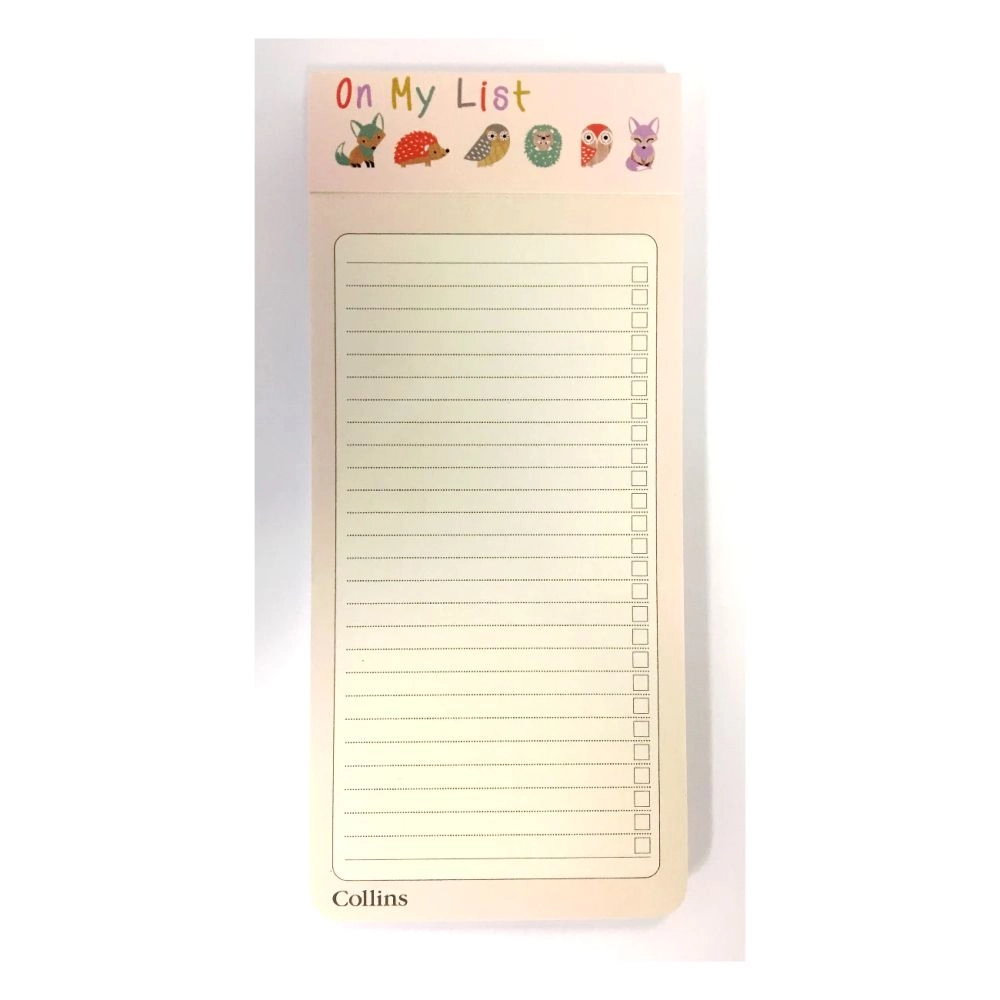 Collins Slim Magnetic List Pad - 200 Pages