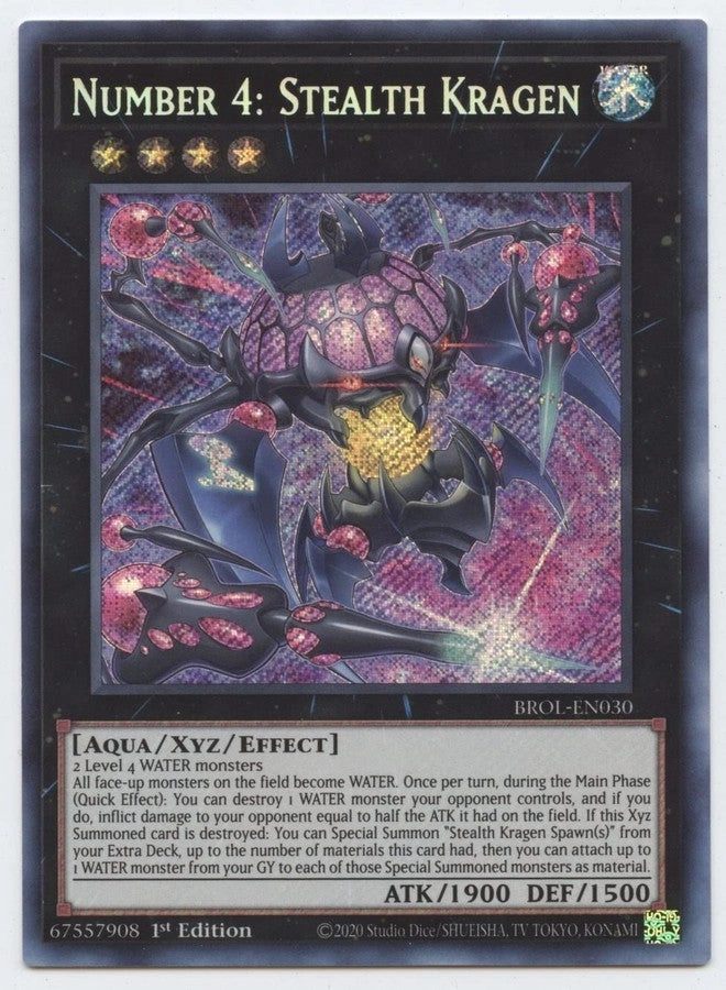 Yu-Gi-Oh! Number 4: Stealth Kragen BROL-EN030