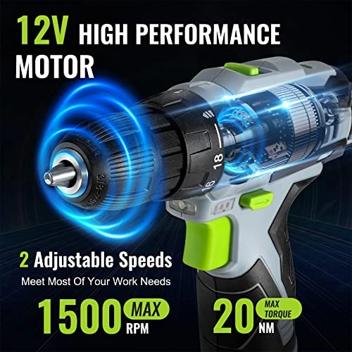 Cordless Drill Driver - 1.5 Ah 12V