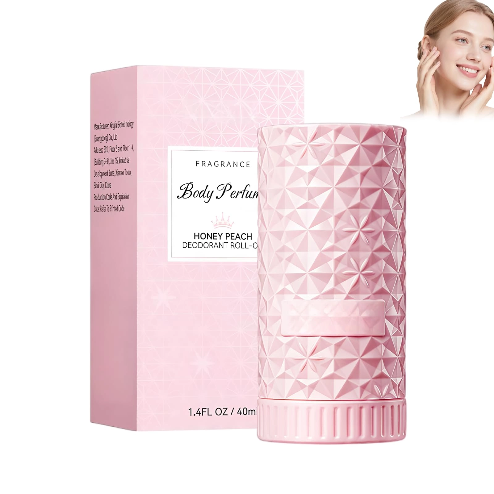 Utapossin Peach Perfume Rolls - Peach 40ml