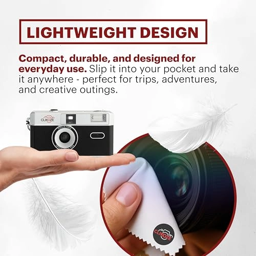 35mm Half-Frame Reloadable Film Camera - fixed-focus