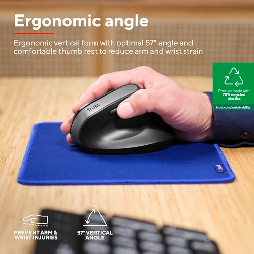 Bayo+ Vertical Mouse - Wireless