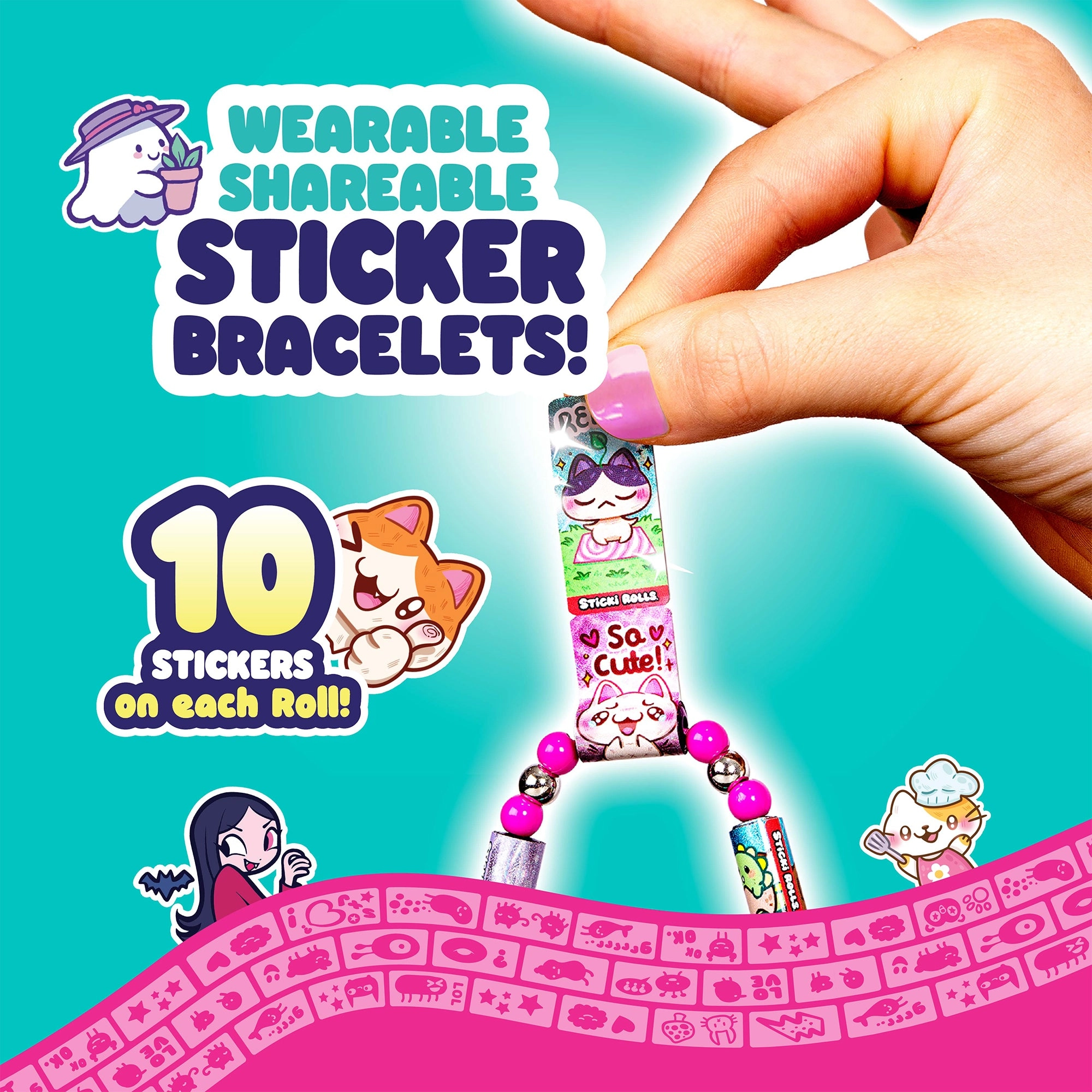 Sticker Pendant - Assorted Color Craft Activity Kit