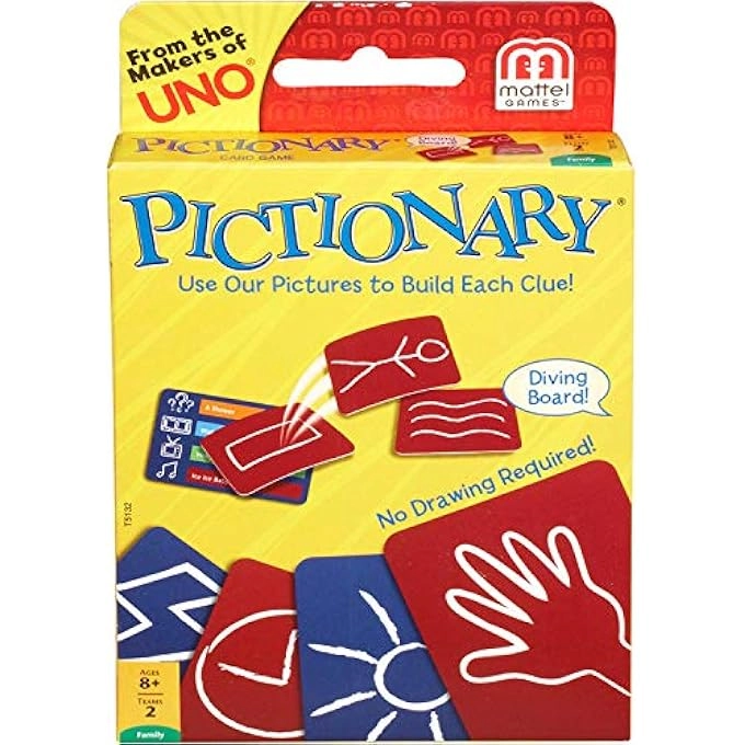 Mattel PICTIONARY - Card Game Pack