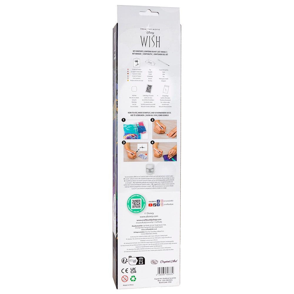 Disney Wish Crystal Art Scroll Kit