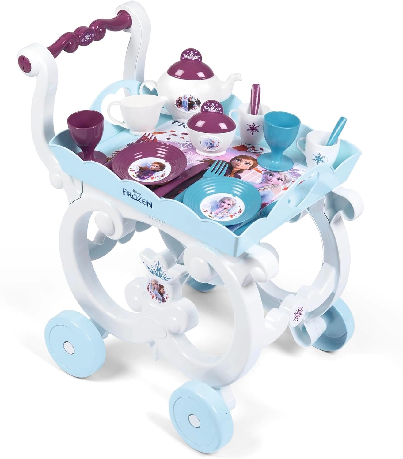 Smoby Frozen 2 Serving Cart - 17pcs (26106585-7600310517)