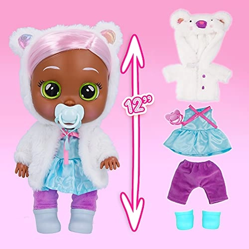 Pearly Baby Doll - 12" Pastel Pink Hair Blue Dress Ages 18+