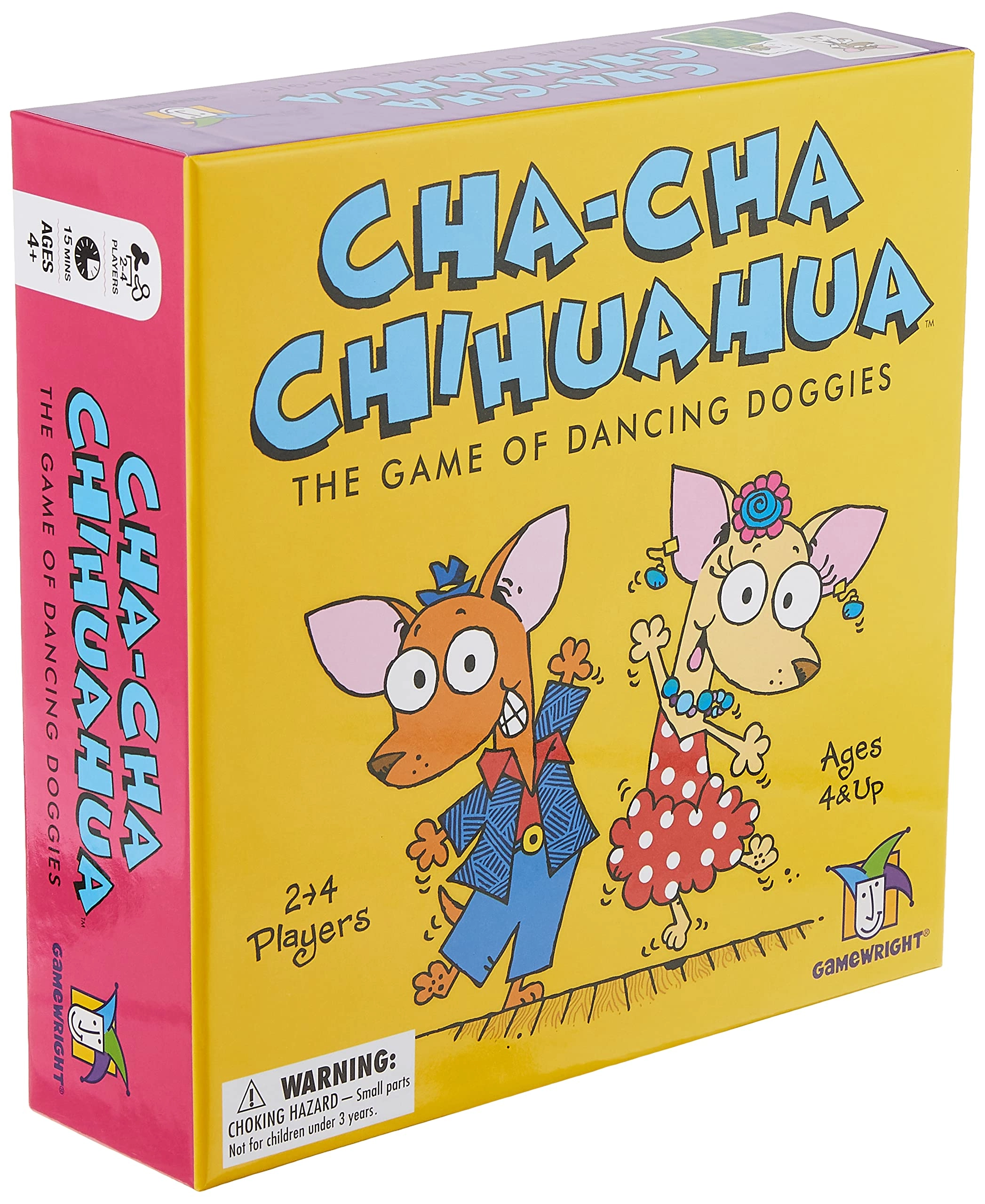 Gamewright Cha-Cha Chihuahua: The Game of Dancing Doggies - Multi-colored Card Game