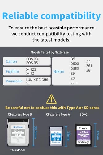 CFexpress Type B Card SE Series - 512GB