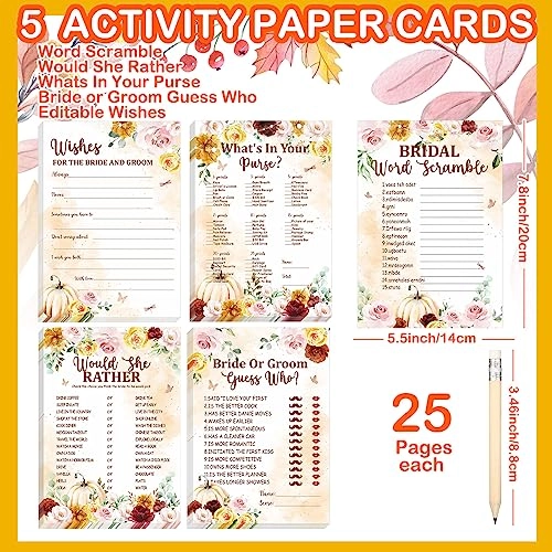 Bridal Shower Game - 145 Pieces over 12 years old