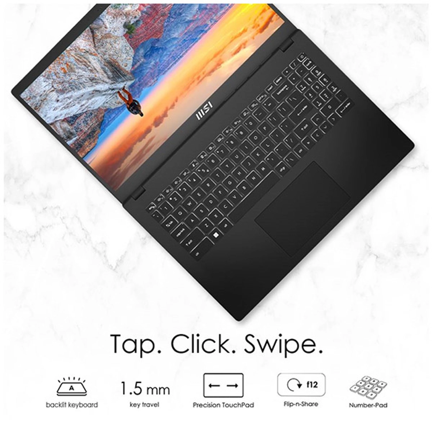 Modern 15 MODERN15-9S7-15H112-852 - 15.6'' Core i7-1255U 16GB 512GB SSD