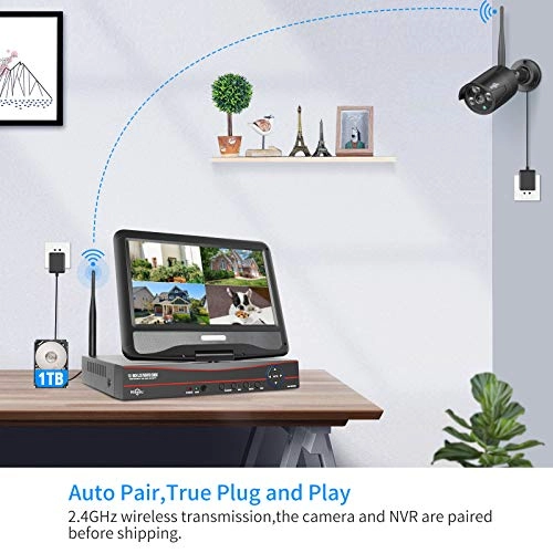 Expandable Wireless Security Camera System - 4 10 channels 5MP