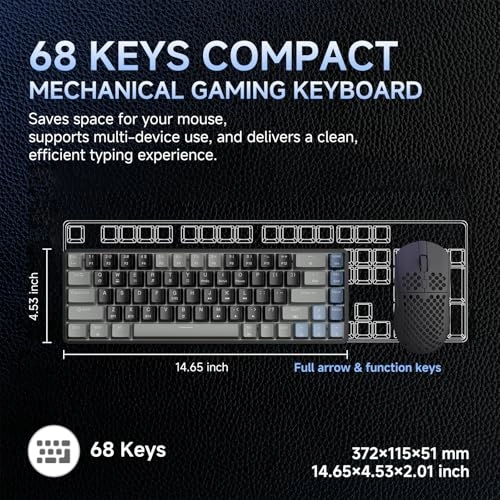 Dk68 - QWERTY Wired/Wireless