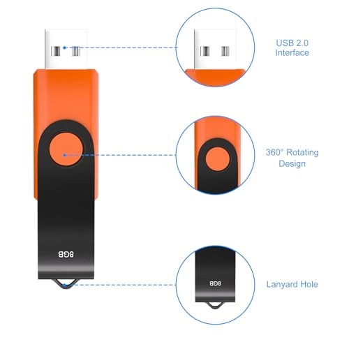 USB Flash Drive - USB 2.0 Pack 8GB