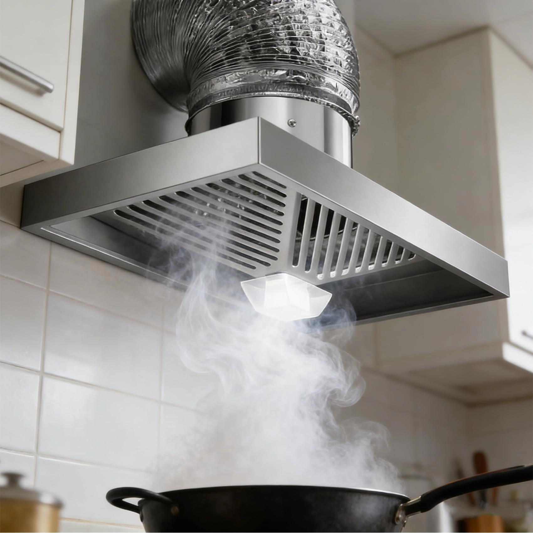 BAOJUHUIKANG Range Hood - 2m pipe 2800R/Min Stainless Steel