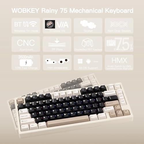 WOBKEY Rainy 75 - Standard Wired/Wireless