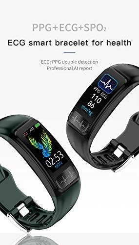 ECG+PPG Smart Watch - Blood Oxygen Blood Pressure Red