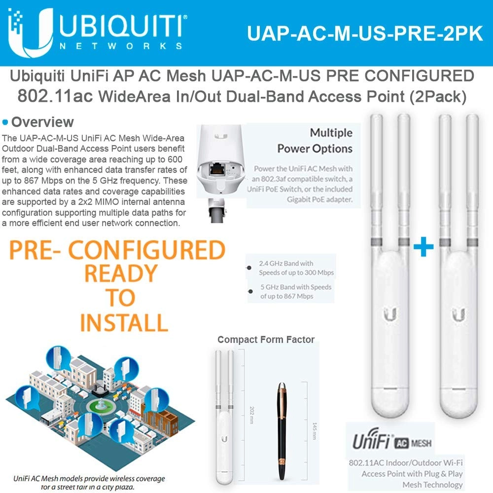 Ubiquiti UAP-AC-M Pack