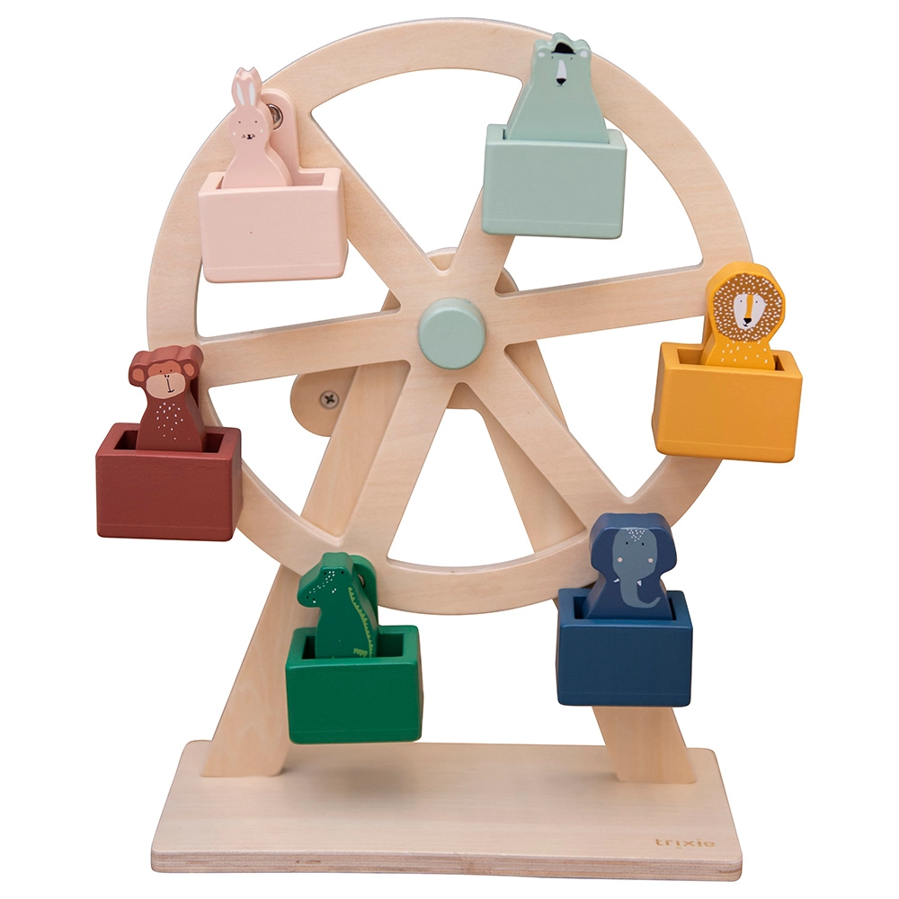 TRIXIE Wooden Ferris Wheel - Suitable for 18 months and above