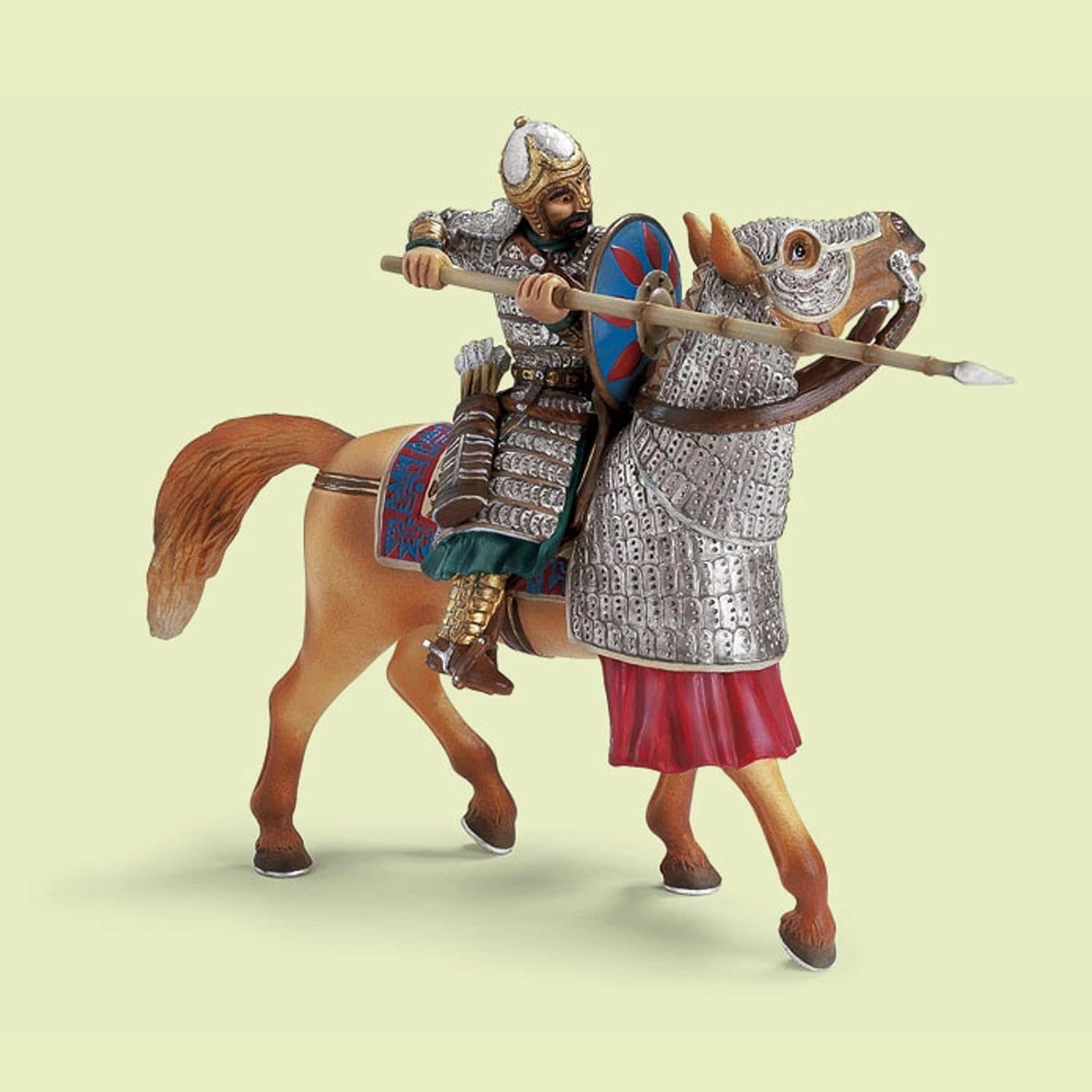 schleich Soldier with Spike On Horse