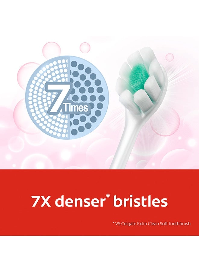 Foamsoft - Super Dense Thin Bristle Multicolor