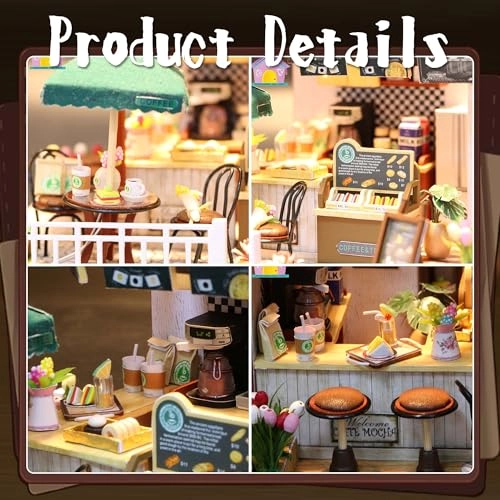 Dollhouse Miniature DIY House Kit - Time Cafe 1:24