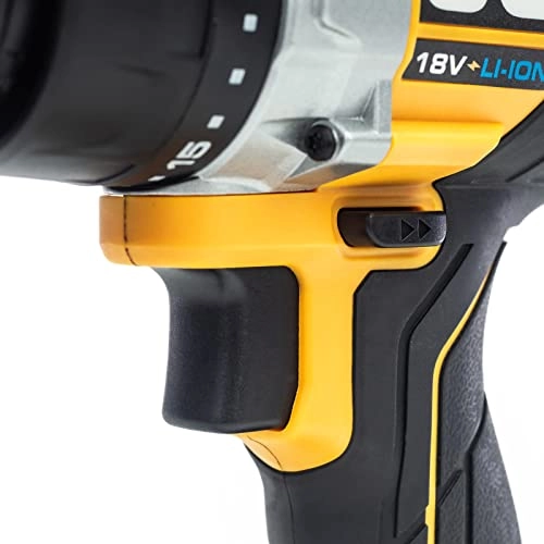 Brushless Drill Driver - 18V 13mm Keyless Chuck 19+1 Torque