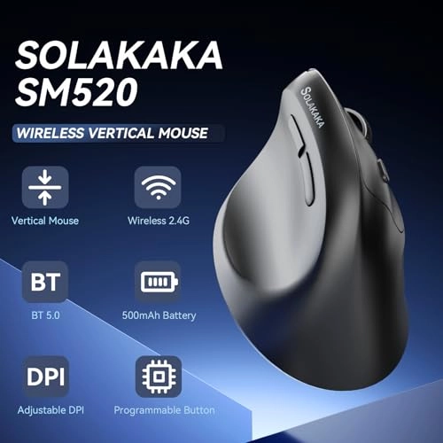 SM520 Mouse - 2.4GHz Wireless Bluetooth USB