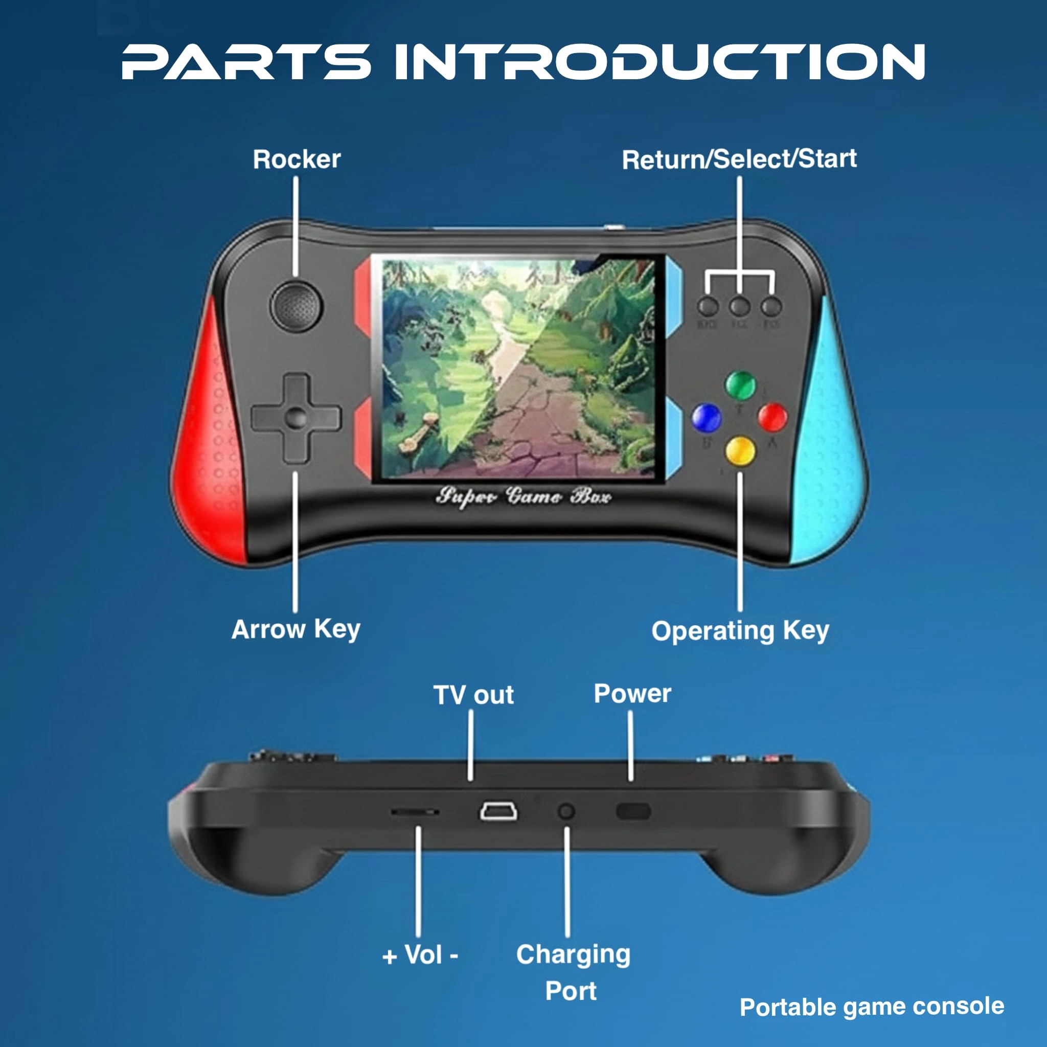 G5 - Handheld 500 Classic Games