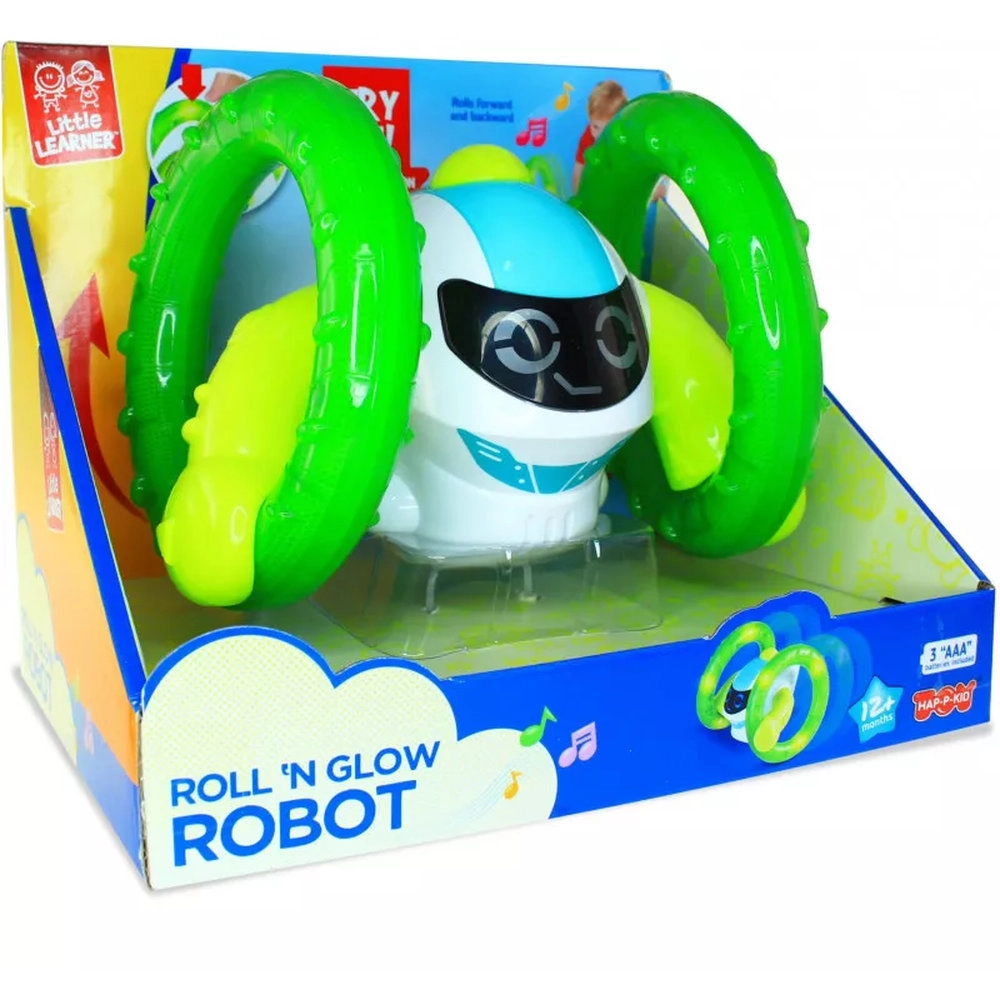 TURBOTRON Roll N Glow Robot