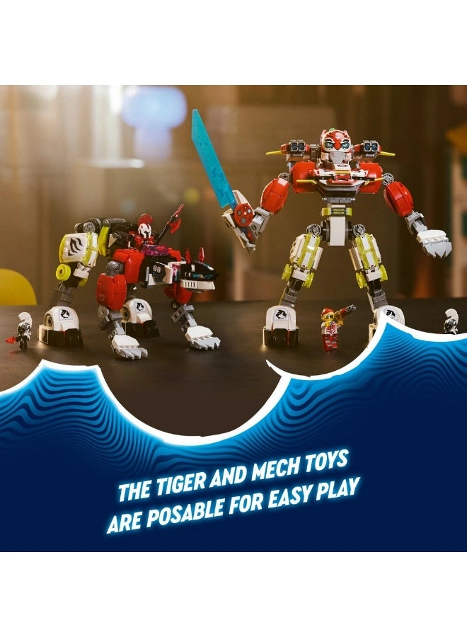 DREAMZzz Cooper’s Tiger Mech & Zero’s Hot Rod Car