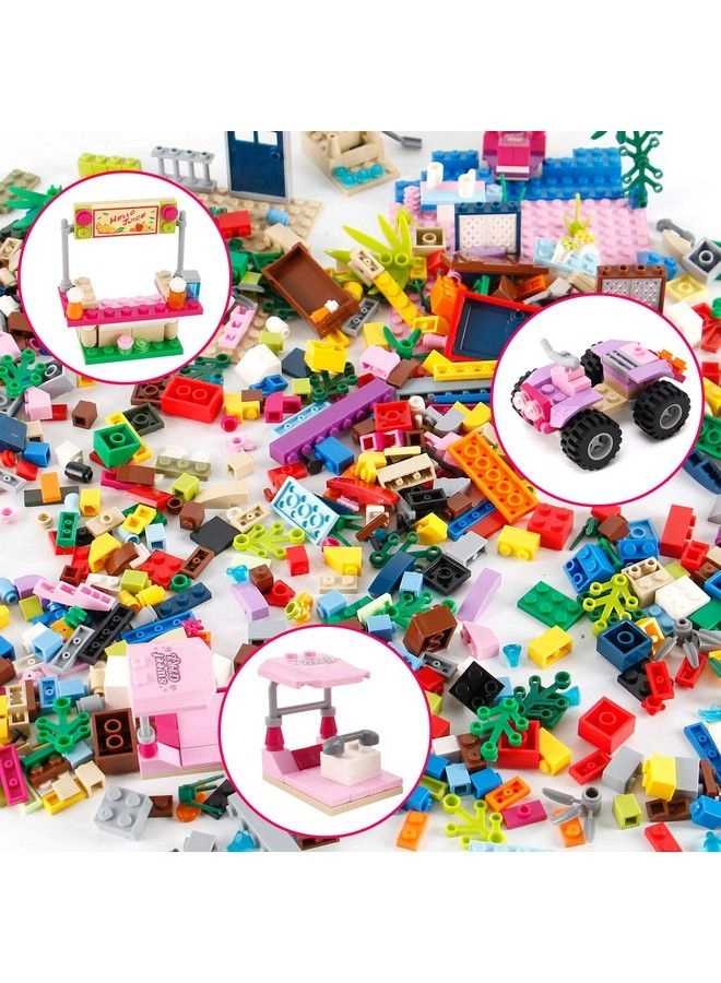 Mini Building Bricks Playset - Construction 1000 pcs