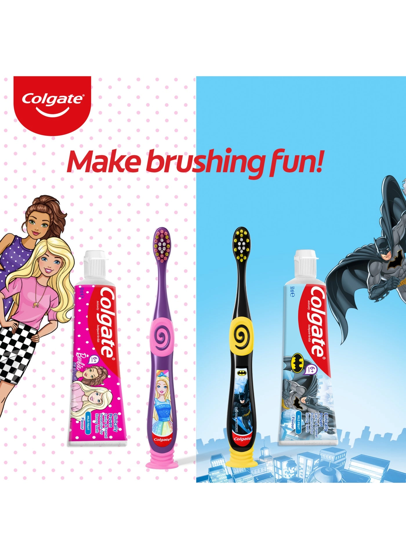 Kids Toothbrush Barbie - Extra Soft