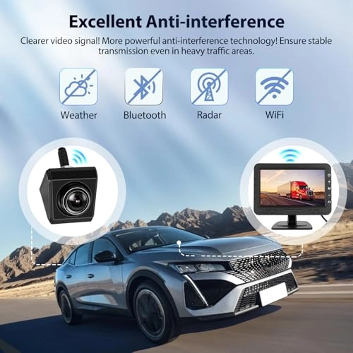 Wireless Rear View Camera - IR Night Vision 720P