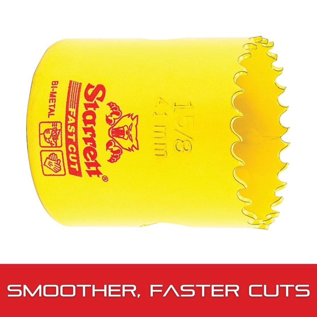 BiMetal Fast Cut Straight Pitch Hole Saw - 158 Metal Steel and Wood