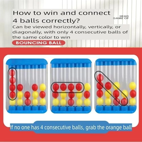 Bounce Ball Game - Family Party 4 in a Row