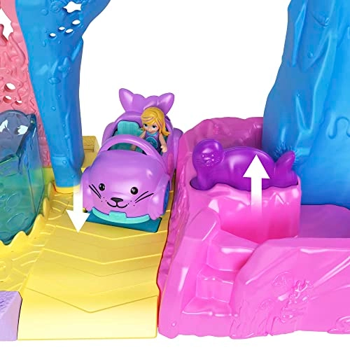 Pollyville Aquarium Set - 2 Dolls 11 Accessories Ages 3+