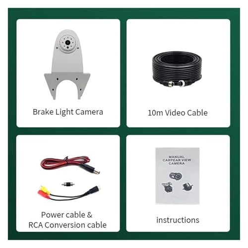 Rear View Camera Fisheye - Night vision Wired 1080P