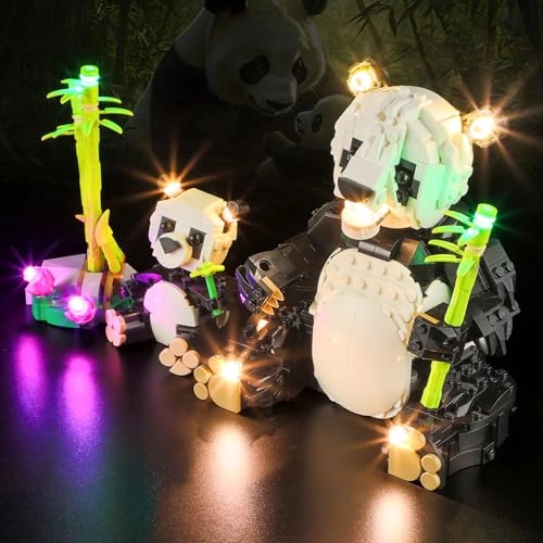 Light Kit - for LEGO Creator 3-in-1 Wild Animals Panda Family 31165 (Lights Only, No Model)