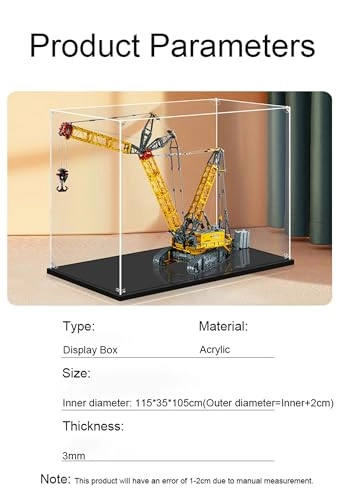 Acrylic Display Case for Lego 42146 - 115 x 35 x 105 cm 3MM