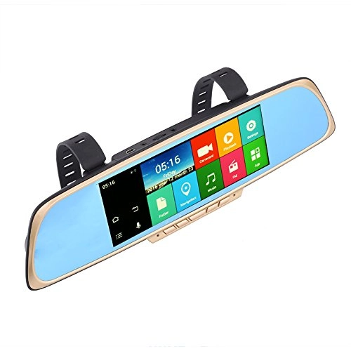 Dash Cam & GPS Navigation Mirror - 1080p 30fps