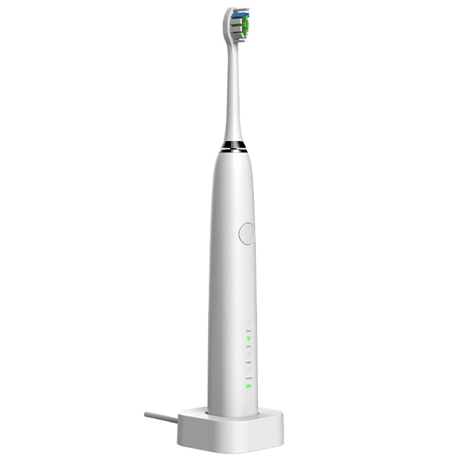 SANFSDN Electric Toothbrush - 3 Modes 2-Minute Timer 10 Brush Heads