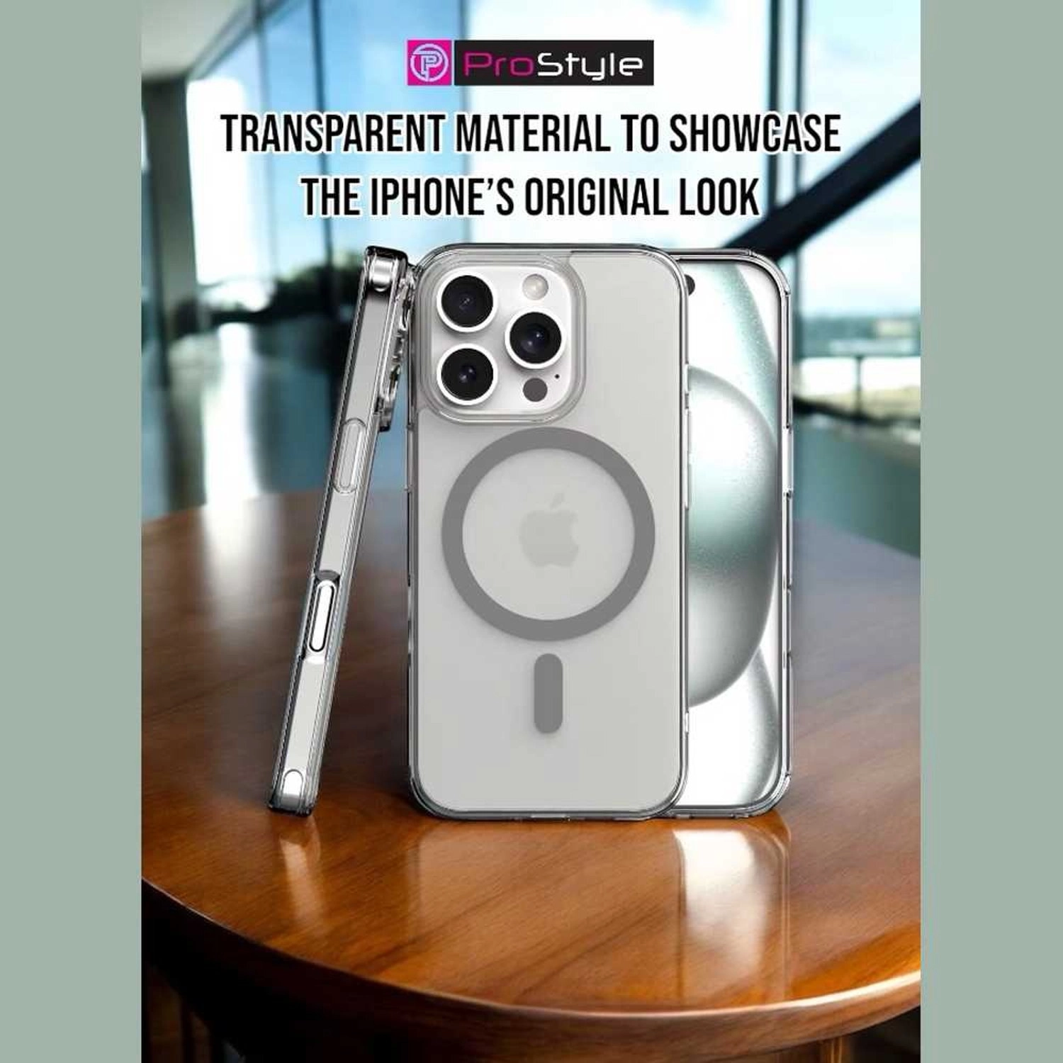 Magsafe Case - Clear Case for iPhone 15 Pro